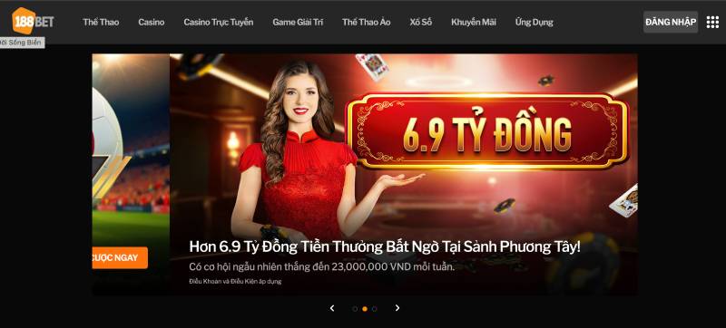 Bước 1: Vào link 188bet chính thức từ 188bet.mx